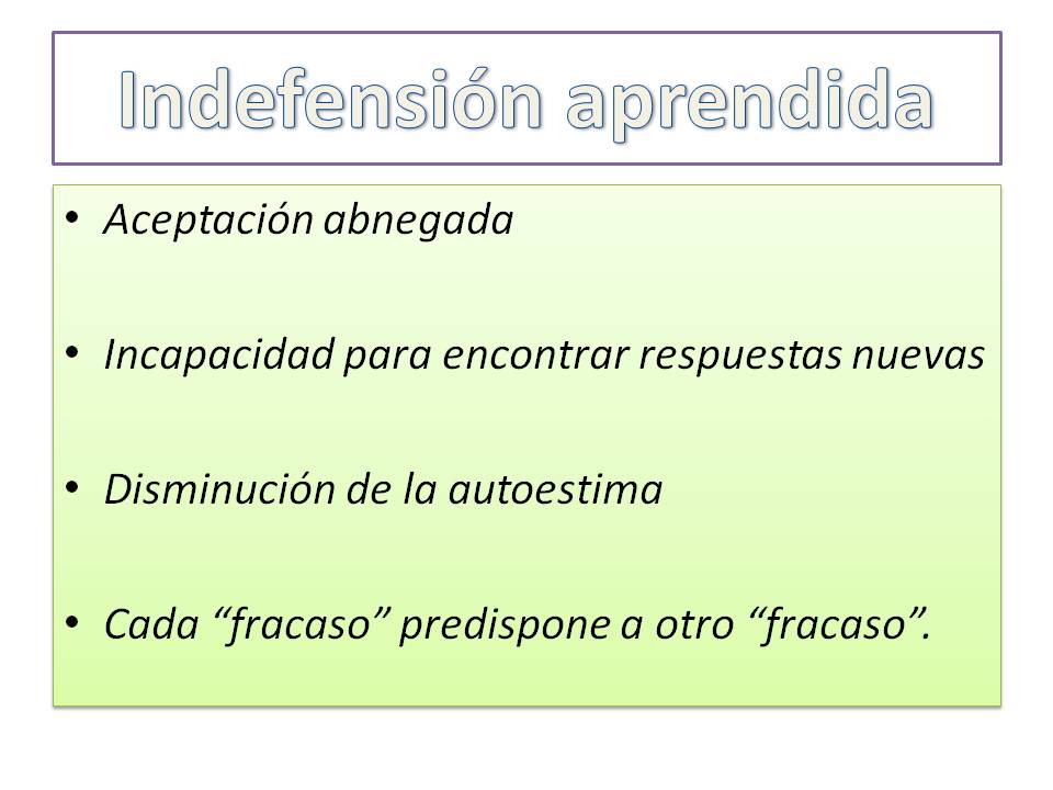 Indefensión Aprendida - Comida Para El AlmaComida Para El Alma